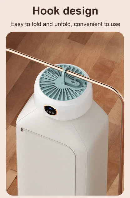 Uscător de Rufe Portabil 600W cu Timer Digital și Sac Pliabil – Ideal pentru Călătorii și Dormitor - EU