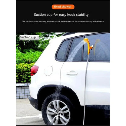 Duș Portabil pentru Mașină - 12V - Galben, Factory