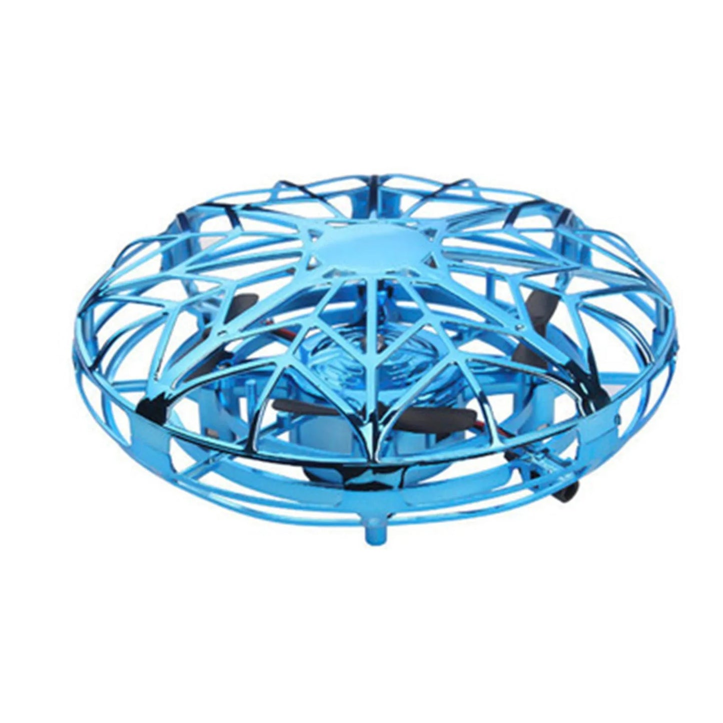 Quadcopter cu Control Prin Inductie Infraroșu și Mod de Mentinere a Altitudinii - Jucărie Drone 3D cu Protecție Completă și Mod Fără Cap - Auriu, One Size