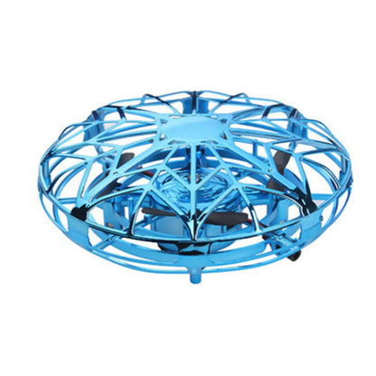 Quadcopter cu Control Prin Inductie Infraroșu și Mod de Mentinere a Altitudinii - Jucărie Drone 3D cu Protecție Completă și Mod Fără Cap - Rosu, One Size