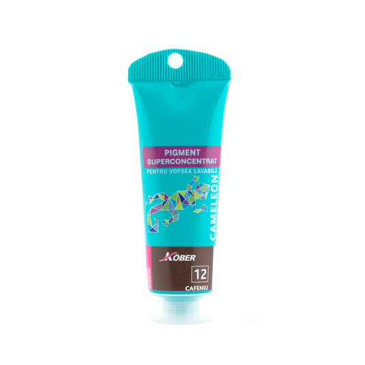Pigment superconcentrat, pentru vopsele lavabile, KOBER, cafeniu, 30ML / SCP12-F30ML