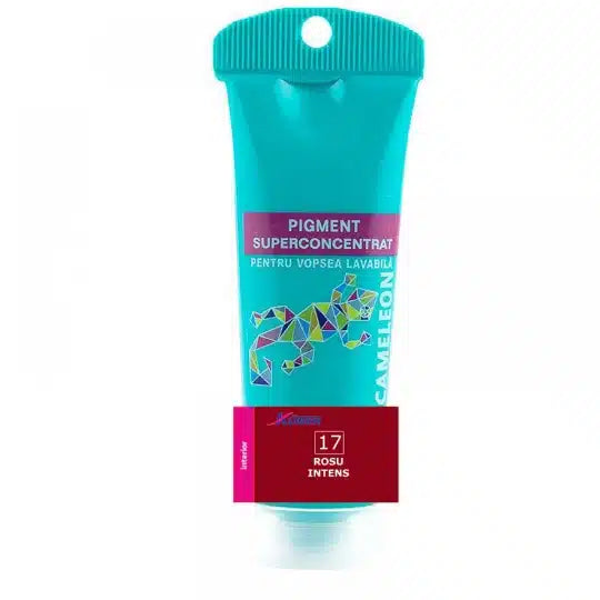 Pigment superconcentrat, pentru vopsele lavabile, KOBER, rosu intens, 30ML / SCP17-F30ML