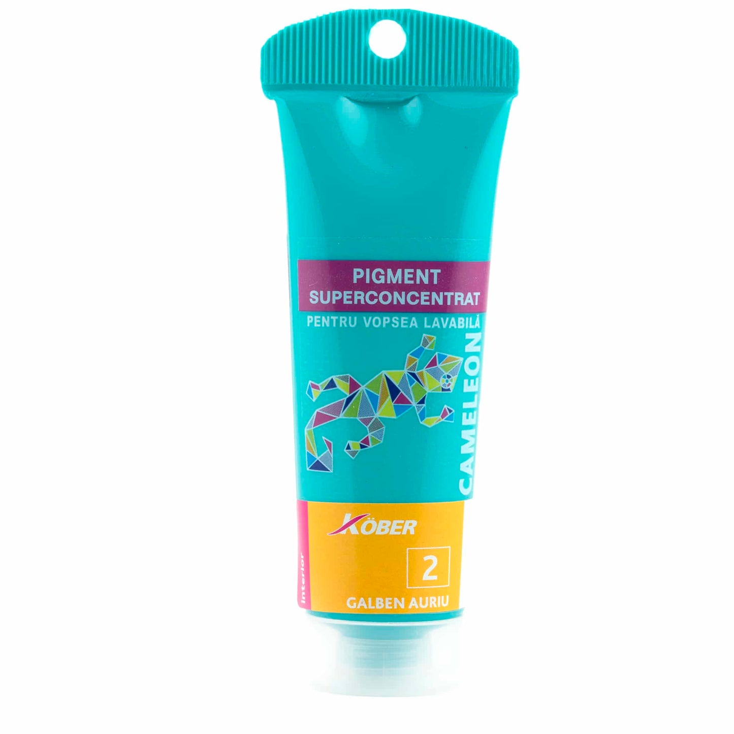 Pigment superconcentrat, pentru vopsele lavabile, KOBER, galben auriu, 30ML / SCP2-F30ML