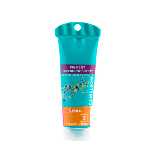 Pigment superconcentrat, pentru vopsele lavabile, KOBER, orange luminos, 30ML / SCP3-F30ML