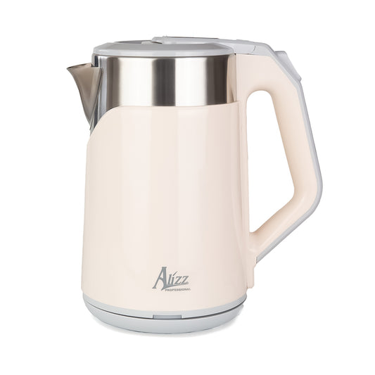 Fierbator apa, Sokany SK-0702, 2400W, capacitate 2.3L, control temperatura, indicator luminos, Crem