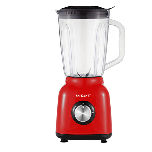 Blender 2 in 1 Sokany SK-168, 500 W, capacitate recipient 1.5L, 2 trepte viteza, Rosu