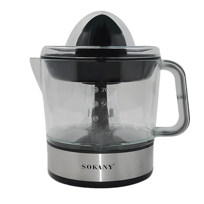 Storcator citrice Sokany JE-623D, 45W, 0.7L, 2 conuri, Negru/Inox