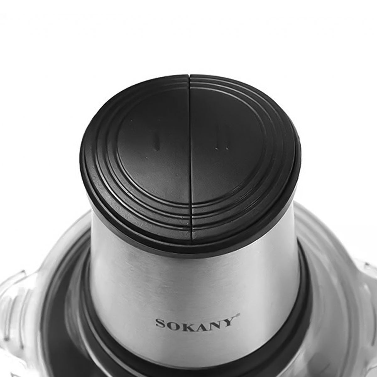 Tocator electric Sokany SK-7002A, 700 W, 4 lame din otel inoxidabil de inalta calitate, 2L, recipient din Inox, Negru