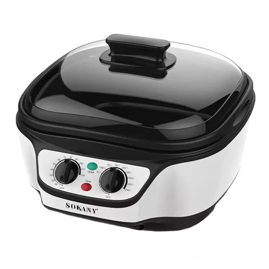 Multicooker 8 in 1 Sokany SK-806, 1500W, 5L, Alb