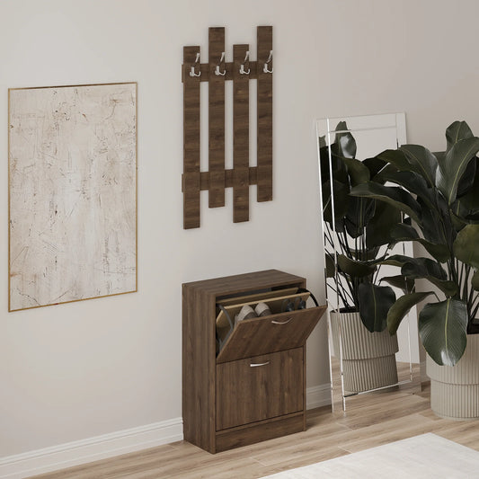 Cuier Lamelar haaus Stick, Stejar Bronz, 100 x 60 cm