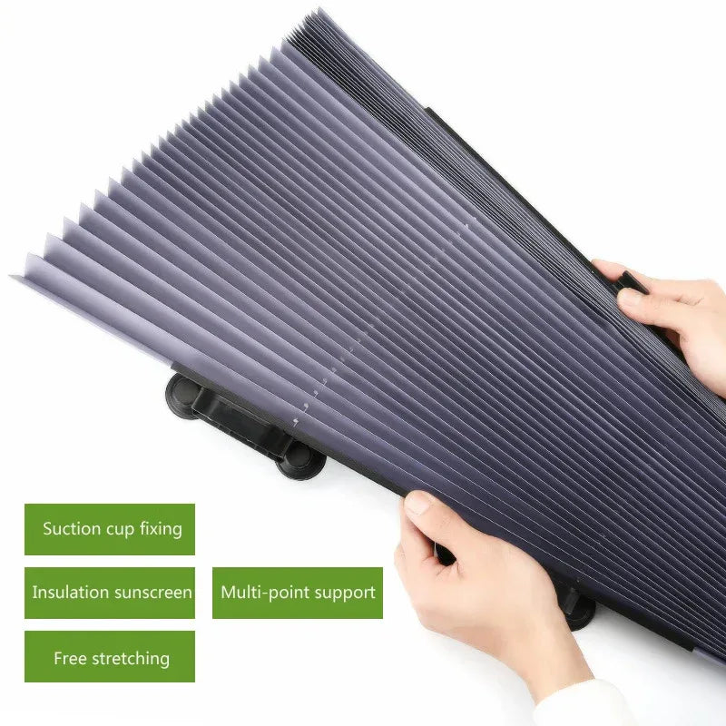 Parasolar Auto Retractabil pentru Blocarea Soarelui și Izolație Termică - 1 buc 70cm