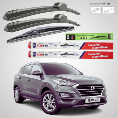 Ștergătoare Hyundai Tucson III TL Facelift (2018–2020) Flat | Set Complet – TeamCar®