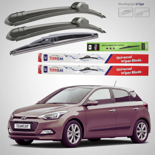 Ștergătoare Hyundai i20 GB (2014–2018) Flat | Set Complet – TeamCar®