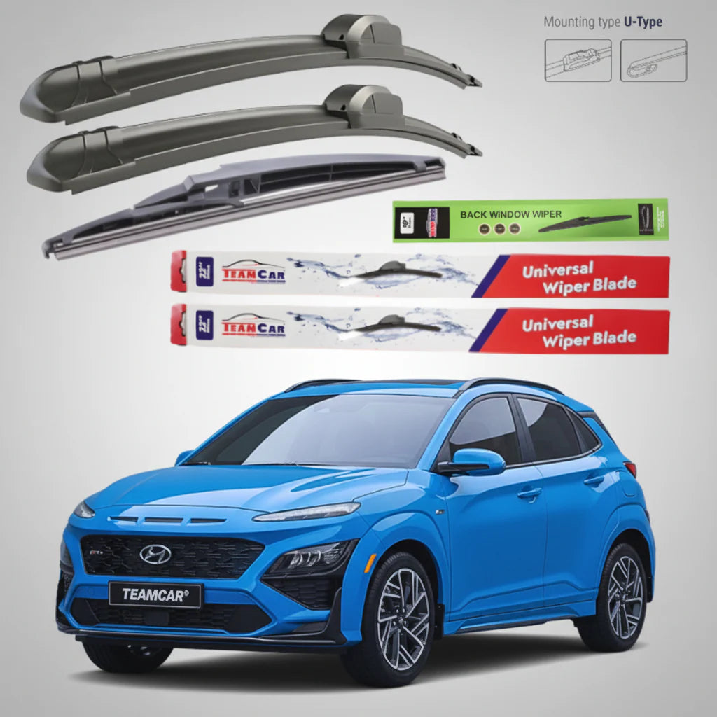 Ștergătoare Hyundai Kona (2020–2023) Flat | Set Complet – TeamCar®