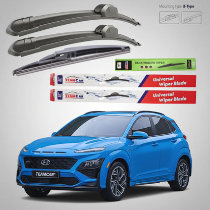 Ștergătoare Hyundai Kona (2020–2023) Flat | Set Complet – TeamCar®