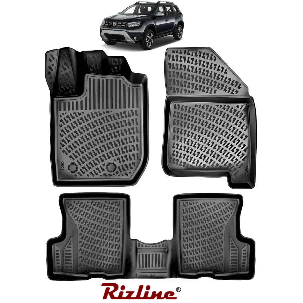 Covorașe Tăviță Dacia Duster 2018–2022 4x2 Prestige – Rizline - 221.ro