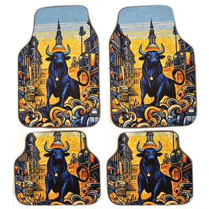 Covorașe Auto DECOMAT Bull Print – Set Universal PVC