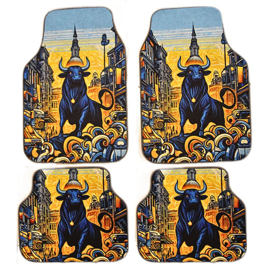 Covorașe Auto DECOMAT Bull Print – Set Universal PVC
