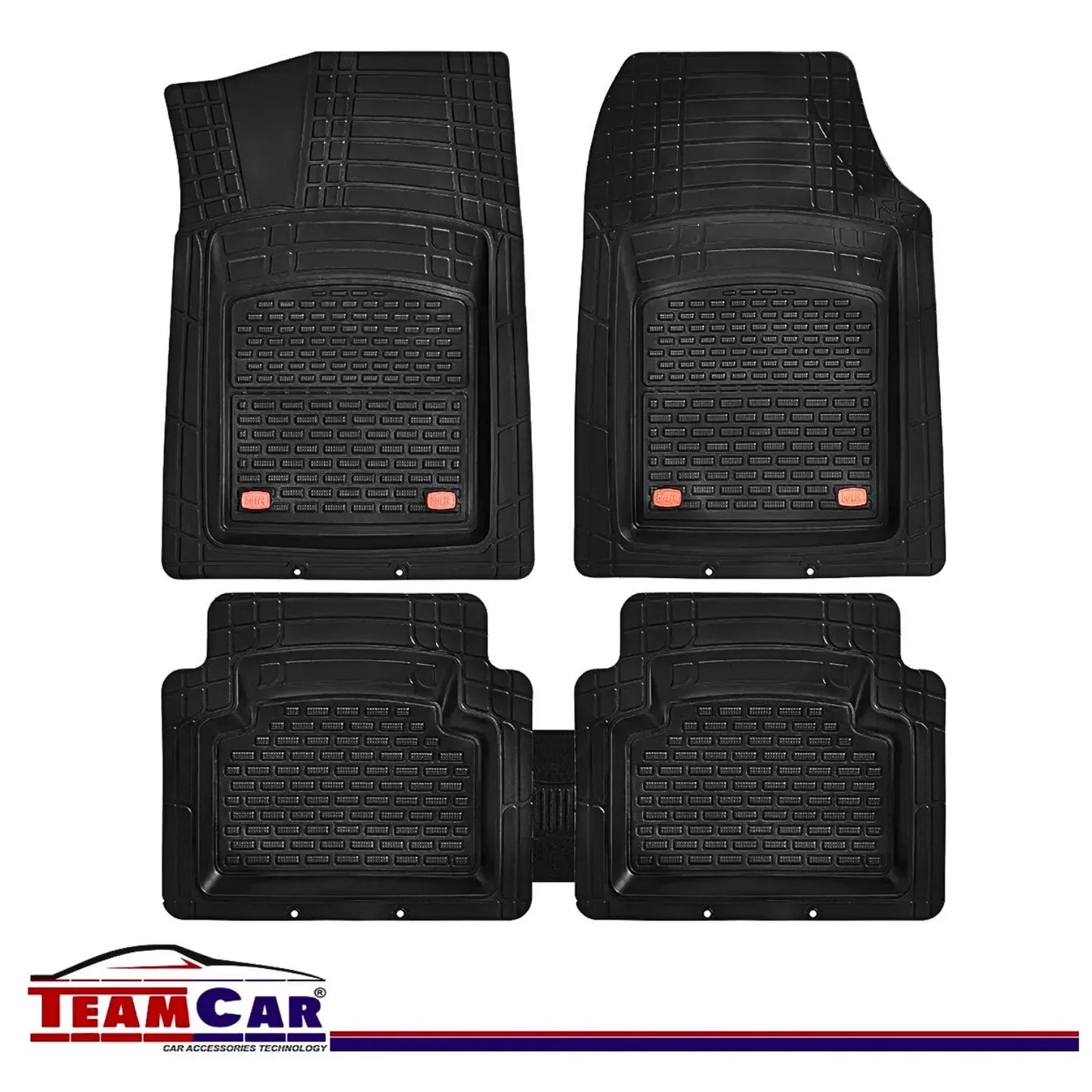 Covorase Auto TeamCar® Tip Tavita Compatibile Suzuki SX4 (2006–2013) Negru Material Rezistent - 221.ro
