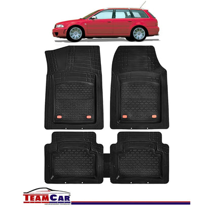 Covorașe Auto Tip Tăviță Compatibile Audi B5 A4 (8D) - (1994-2001), Negru, Material Rezistent, Protecție Completă Interior