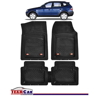Covorase Auto TEAMCAR® Tip Tăvită pentru BMW X3 E83 2003-2010, Compatibile, Set Complet Față-Spate - 221.ro