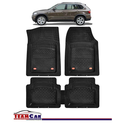 Covorase Auto Tip Tăviță Compatibile BMW X5 E70 (2006-2013), Negru, Design Antiderapant, Material Rezistent - 221.ro