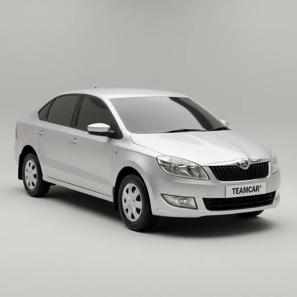 Covorașe Skoda Rapid I 2012-2019 | Red Edition – TeamCar®