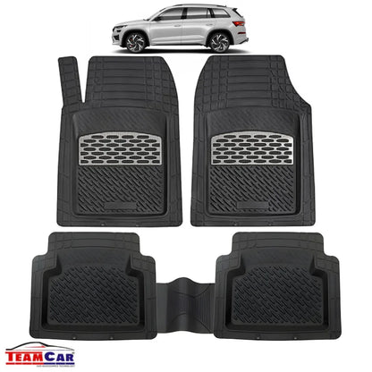 Skoda Kodiaq Covorase Auto TeamCar® Tip Tavita Compatibile (2016–2023) Silver - 221.ro