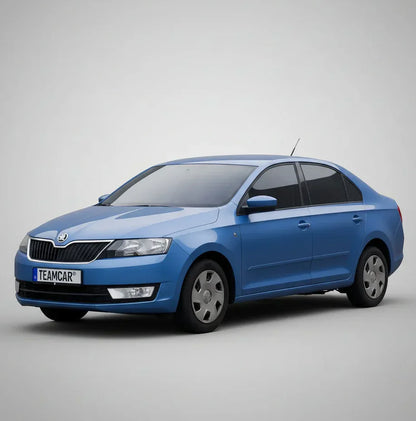 Covorașe Skoda Rapid I 2012-2017 | Blue Edition – TeamCar®