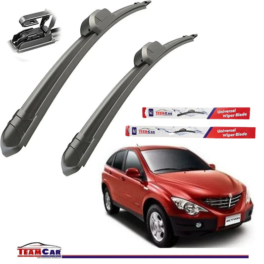 Ștergătoare TeamCar® SsangYong Actyon (2006–2014) – Set față, Flat - 221.ro