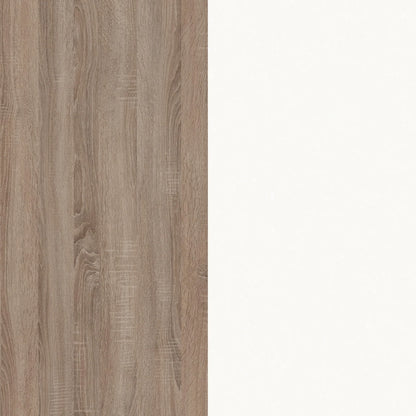 Set Bucatarie haaus Ara, Stejar Sonoma Inchis/Alb, L 120 cm