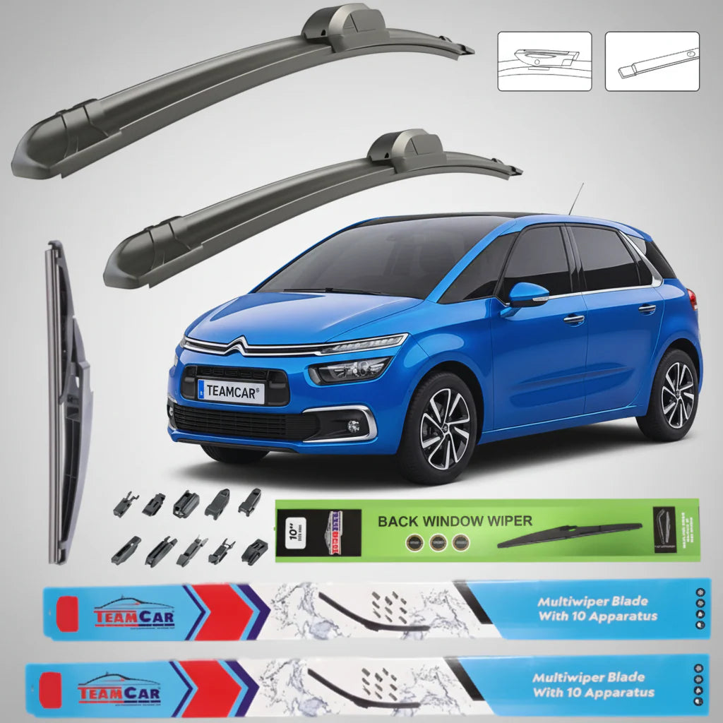 Ștergătoare Citroen C4 Space Tourer (2016–2022) Flat | Set Complet – TeamCar®