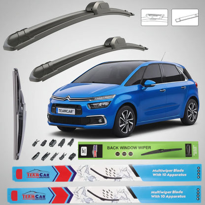 Ștergătoare Citroen C4 Space Tourer (2016–2022) Flat | Set Complet – TeamCar®