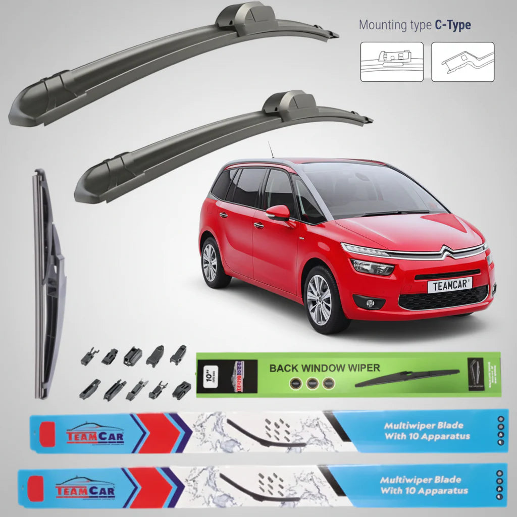Ștergătoare Citroen C4 Grand Picasso II (2013–2016) Flat | Set Complet – TeamCar®