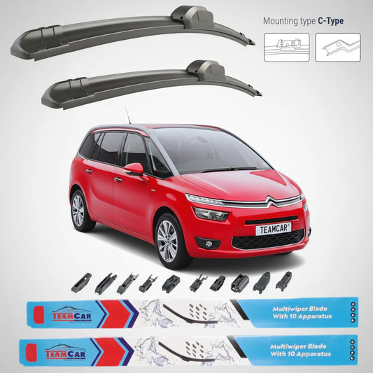 Ștergătoare Citroen C4 Grand Picasso II (2013–2016) Flat | Set Față – TeamCar®