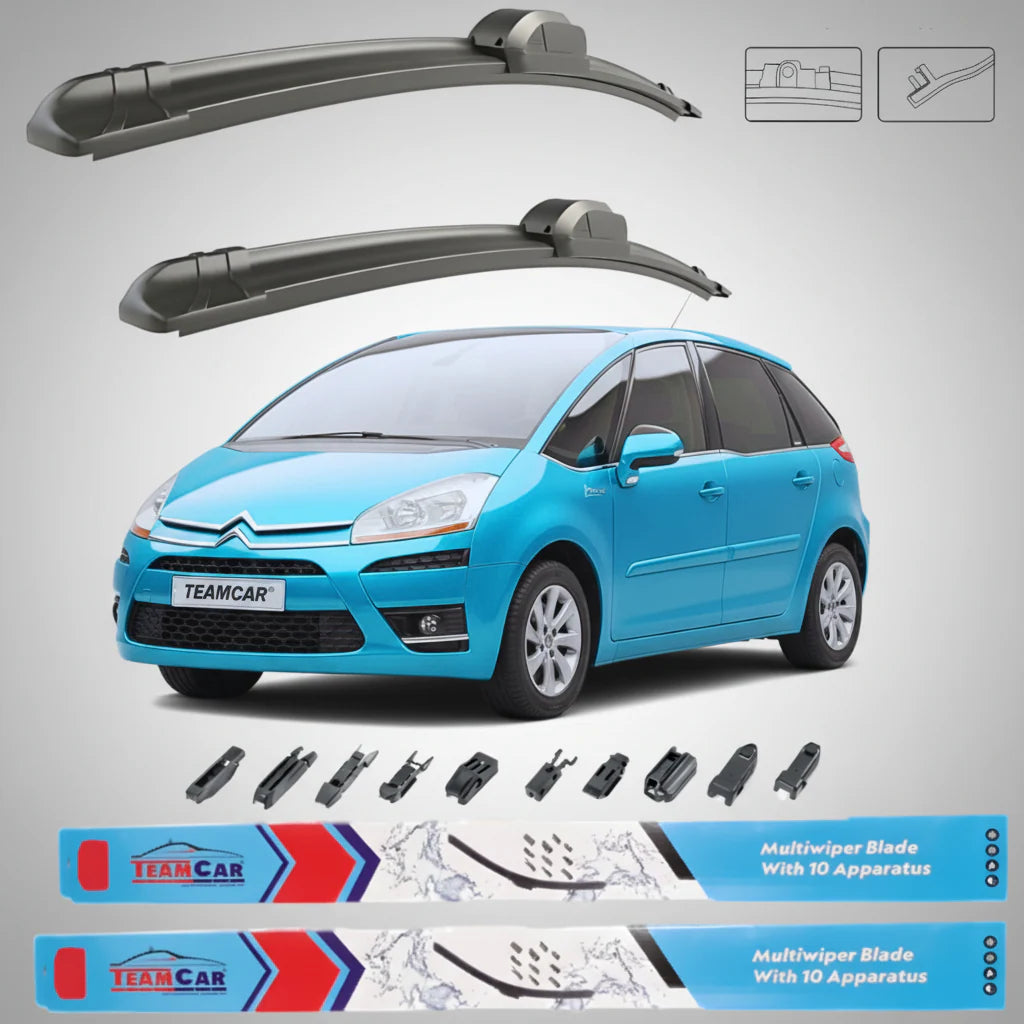 Ștergătoare Citroen C4 Picasso UD (2006–2008) Flat | Set față – TeamCar®