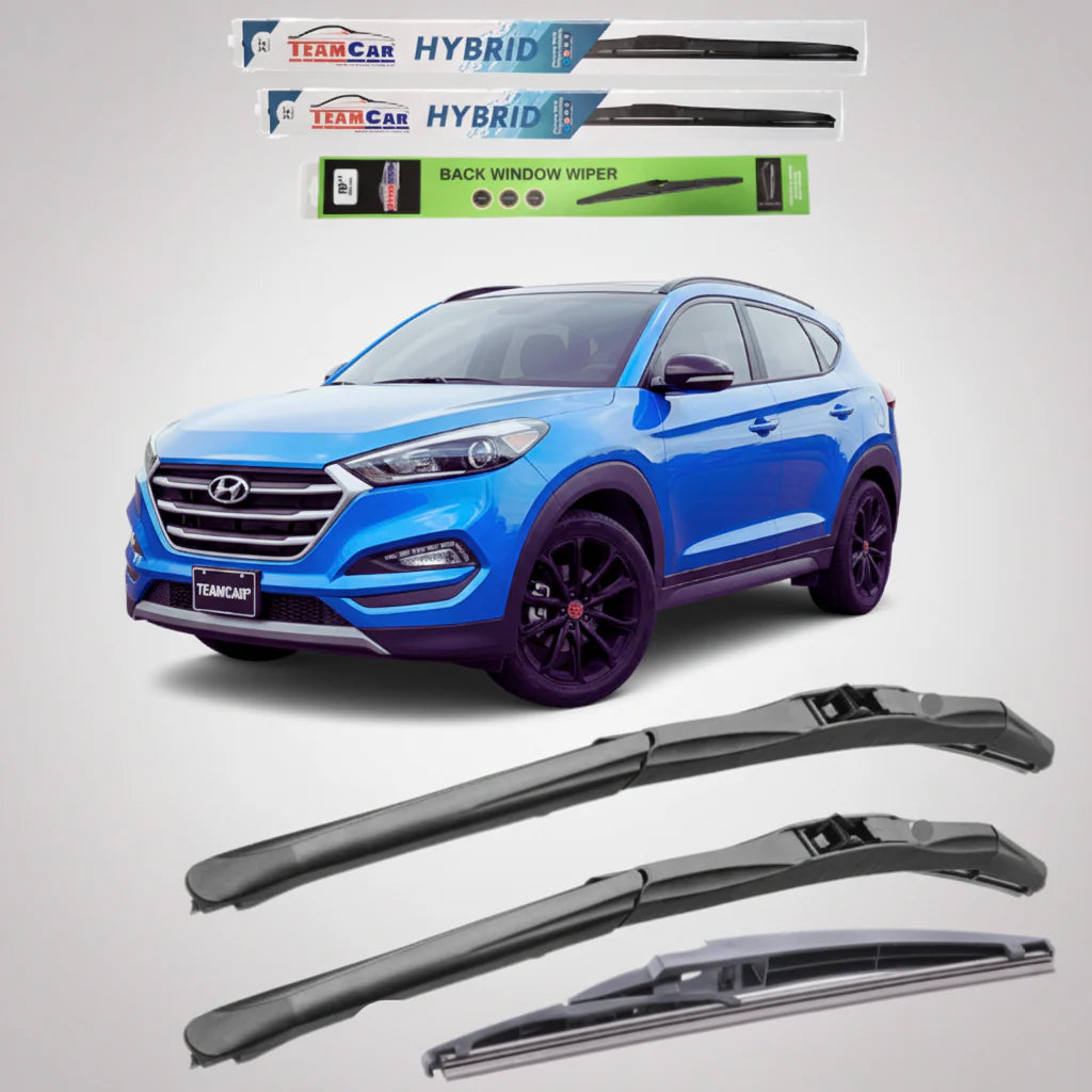 Ștergătoare Hyundai Tucson III (TL) (2015–2018) Hibrid | Set Complet – TeamCar®