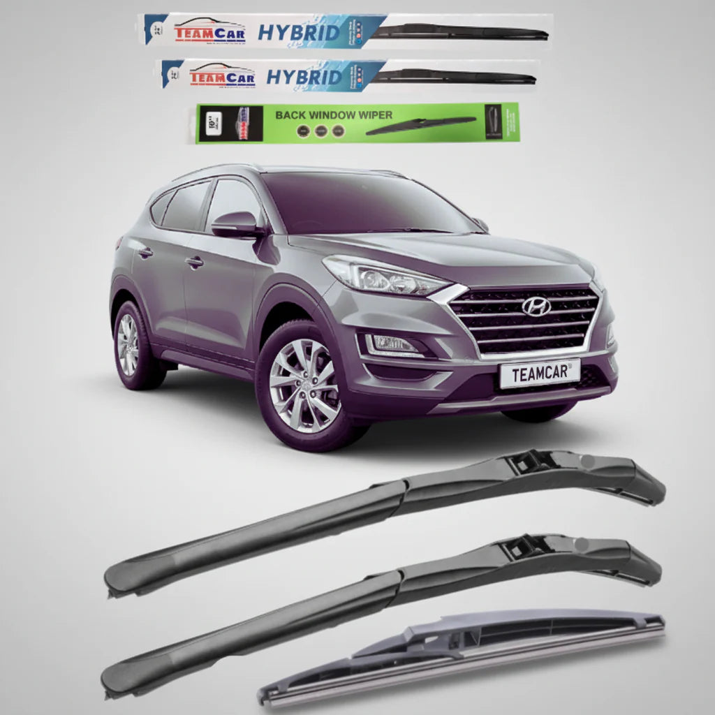 Ștergătoare Hyundai Tucson III TL Facelift (2018–2020) Hibrid | Set Complet – TeamCar®