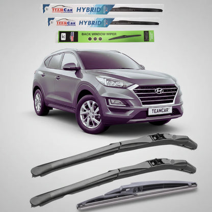 Ștergătoare Hyundai Tucson III TL Facelift (2018–2020) Hibrid | Set Complet – TeamCar®