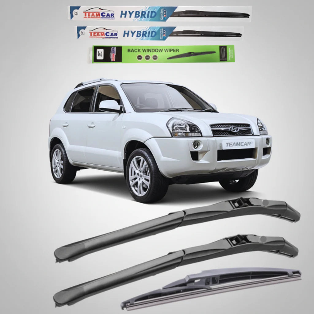 Ștergătoare Hyundai Tucson (2004–2010) Hibrid | Set Complet – TeamCar®