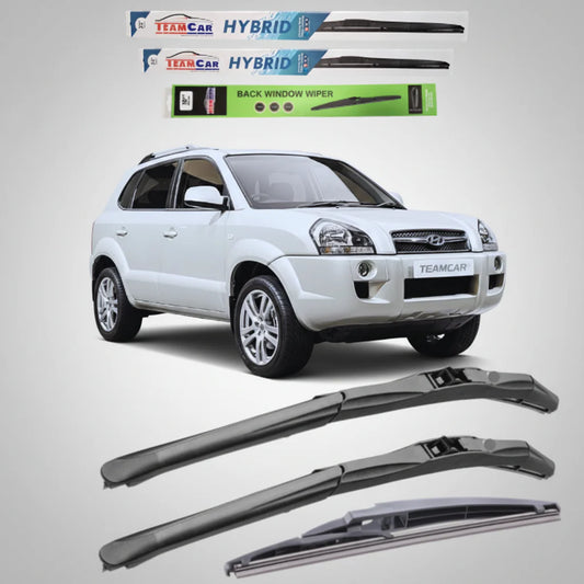 Ștergătoare Hyundai Tucson (2004–2010) Hibrid | Set Complet – TeamCar®