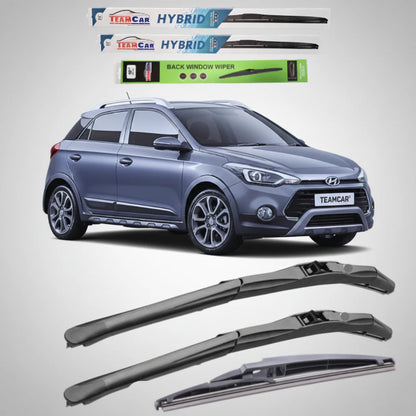 Ștergătoare Hyundai i20 Active (2016–2018) Hibrid | Set Complet – TeamCar®