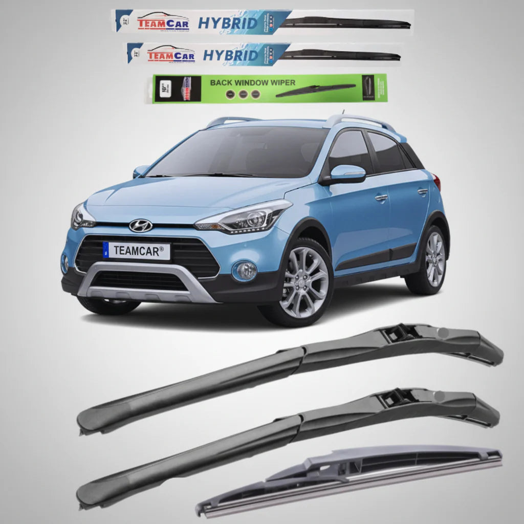 Ștergătoare Hyundai i20 Active FL (2018–2020) Hibrid | Set Complet – TeamCar®
