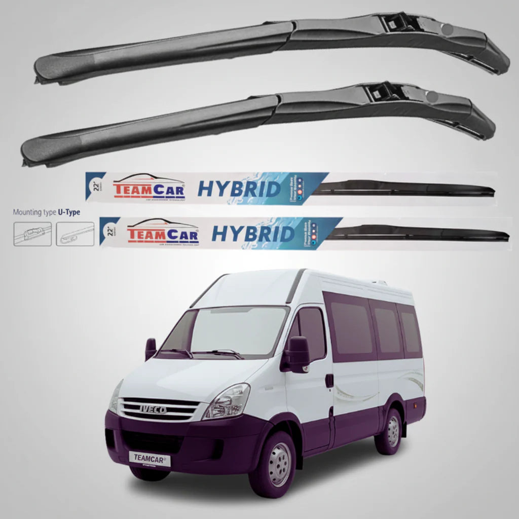 Ștergătoare IVECO Daily Minibus (2006–2009) Hibrid | Set față – TeamCar®