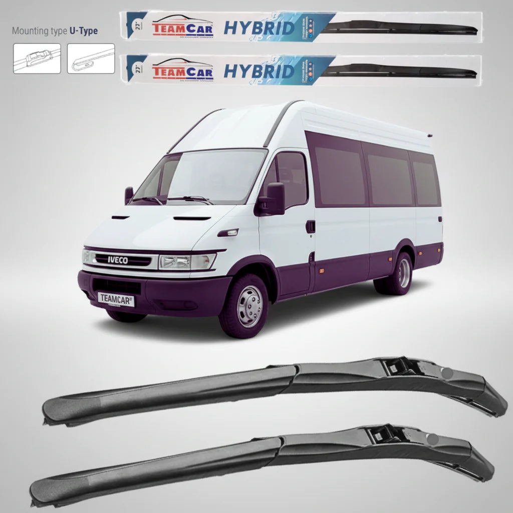 Ștergătoare IVECO Daily MK3 Minibus (2004–2006) Hibrid | Set față – TeamCar®