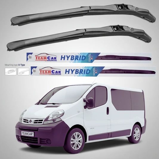 Ștergătoare Nissan Primastar X83 Bus L1H1 (2001–2006) Hibrid | Set față – TeamCar®