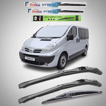Ștergătoare Nissan Primastar X83 Bus L1H1 (2006–2014) Hibrid | Set Complet – TeamCar®