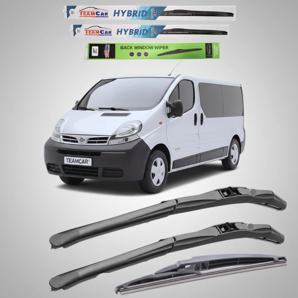 Ștergătoare Nissan Primastar X83 Bus L2H1 (2001–2006) Hibrid | Set Complet – TeamCar®