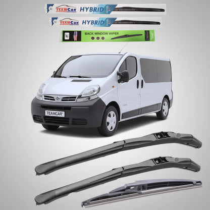 Ștergătoare Nissan Primastar X83 Bus L2H1 (2001–2006) Hibrid | Set Complet – TeamCar®