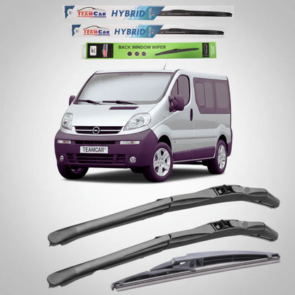 Ștergătoare Opel Vivaro Bus L2H1 (2001–2006) Hibrid | Set Complet – TeamCar®